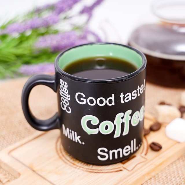 مق بسعة260 ميلي لتر أسود رويال فورد Royalford Porcelain Coffee Mug