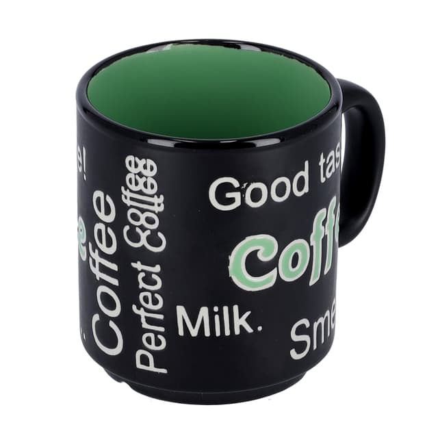 مق بسعة260 ميلي لتر أسود رويال فورد Royalford Porcelain Coffee Mug