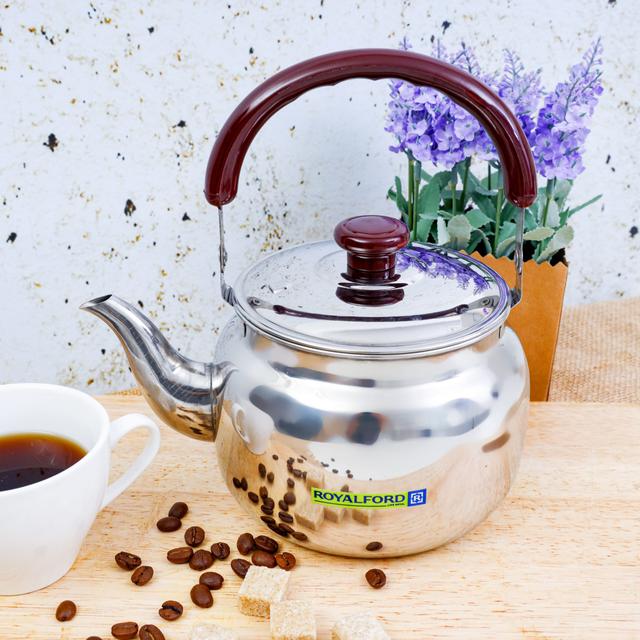 Royalford Stainless Steel Stove Top Tea Kettle, 2L - SW1hZ2U6Mzc0Nzkw