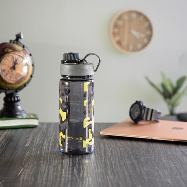 Royalford 750Ml Water Bottle - Reusable Water Bottle Wide Mouth With Hanging Clip