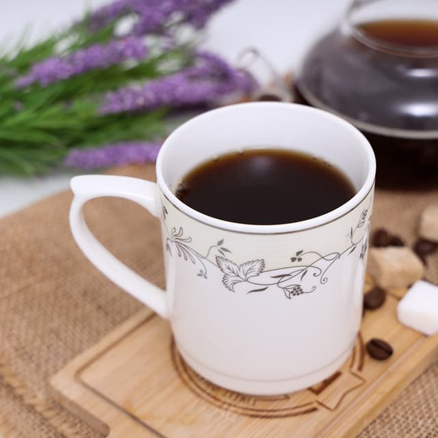 Royalford 11Oz Bone Wave Coffee Mug - Large Coffee & Tea Mug, Traditional Extra Large Tea Mug, Thick