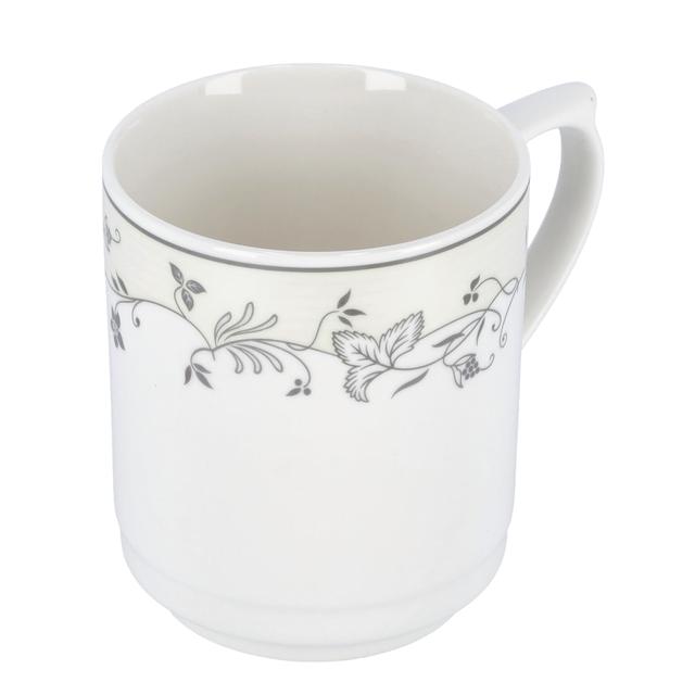 Royalford 11Oz Bone Wave Coffee Mug - Large Coffee & Tea Mug, Traditional Extra Large Tea Mug, Thick