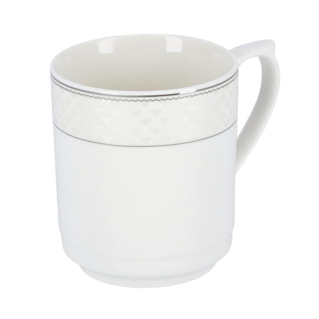 ماغ (كوب) بورسلان 11 اونصة Royalford - 11Oz Bone Wave Porcelain Coffee Mug - Large Coffee & Tea Mug - SW1hZ2U6Mzg3MzEw