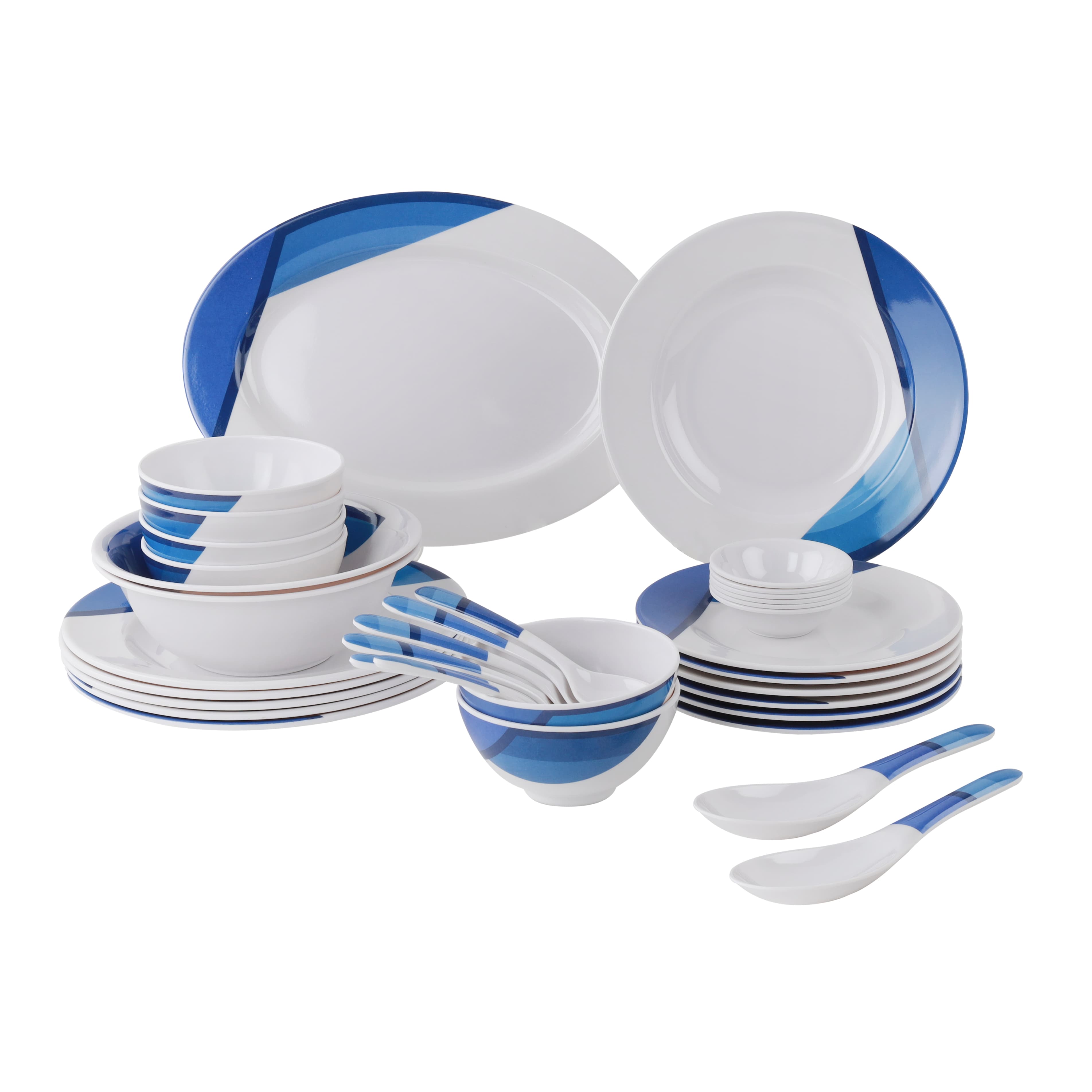 Royalford Melamine Ware Dinner Set,35 Pcs