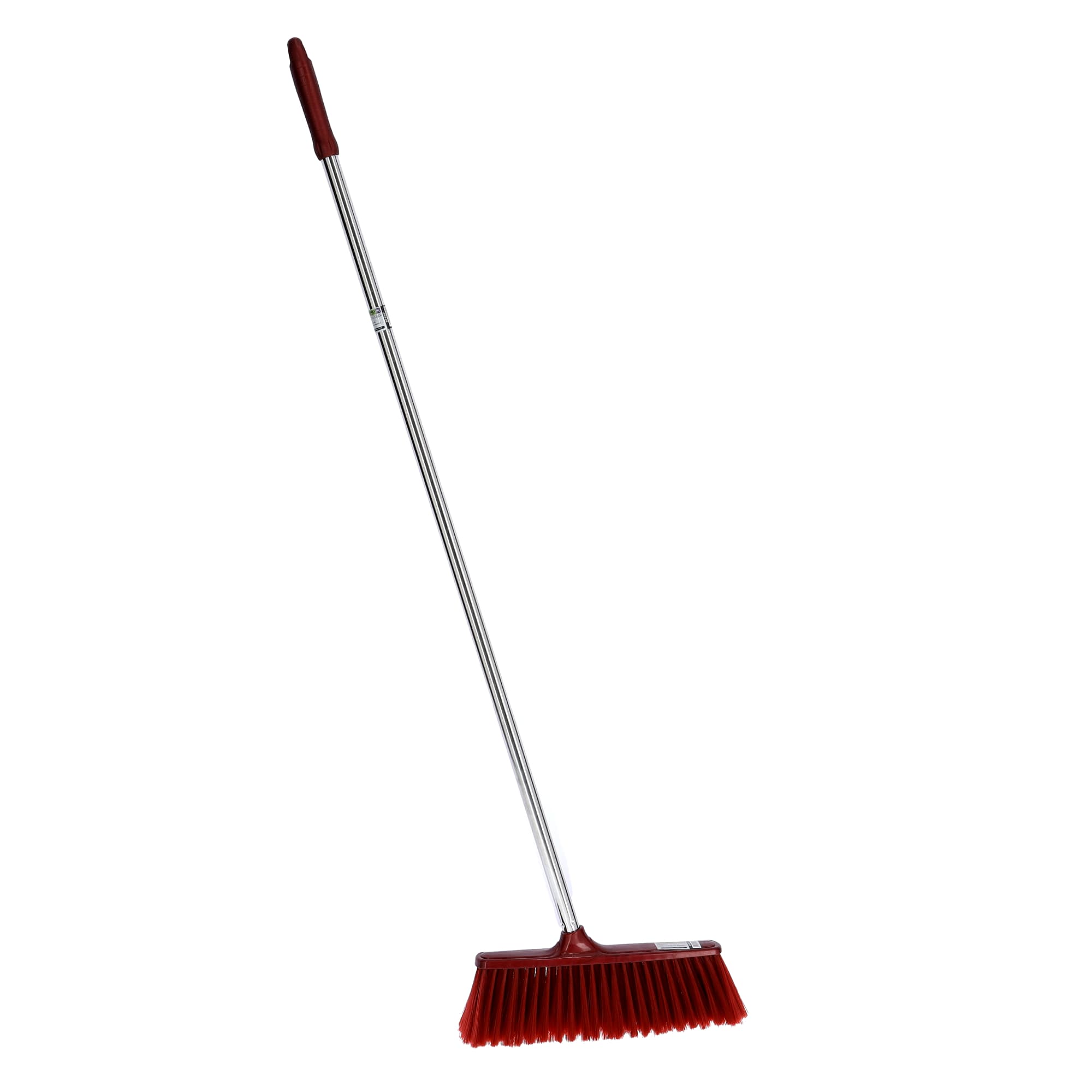 Royalford Long Floor Broom With Stainless Steel Handle - Upright Long Handle Broom