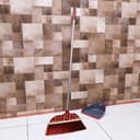 مكنسة عصا ستانلس ستيل مع مقبض قوي أحمر من رويال فورد Royalford Long Floor Broom With Strong Handle - Long Handle Broom - 174789