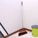 مكنسة عصا ستانلس ستيل مع مقبض قوي أحمر من رويال فورد Royalford Long Floor Broom With Strong Handle - Long Handle Broom - 174788