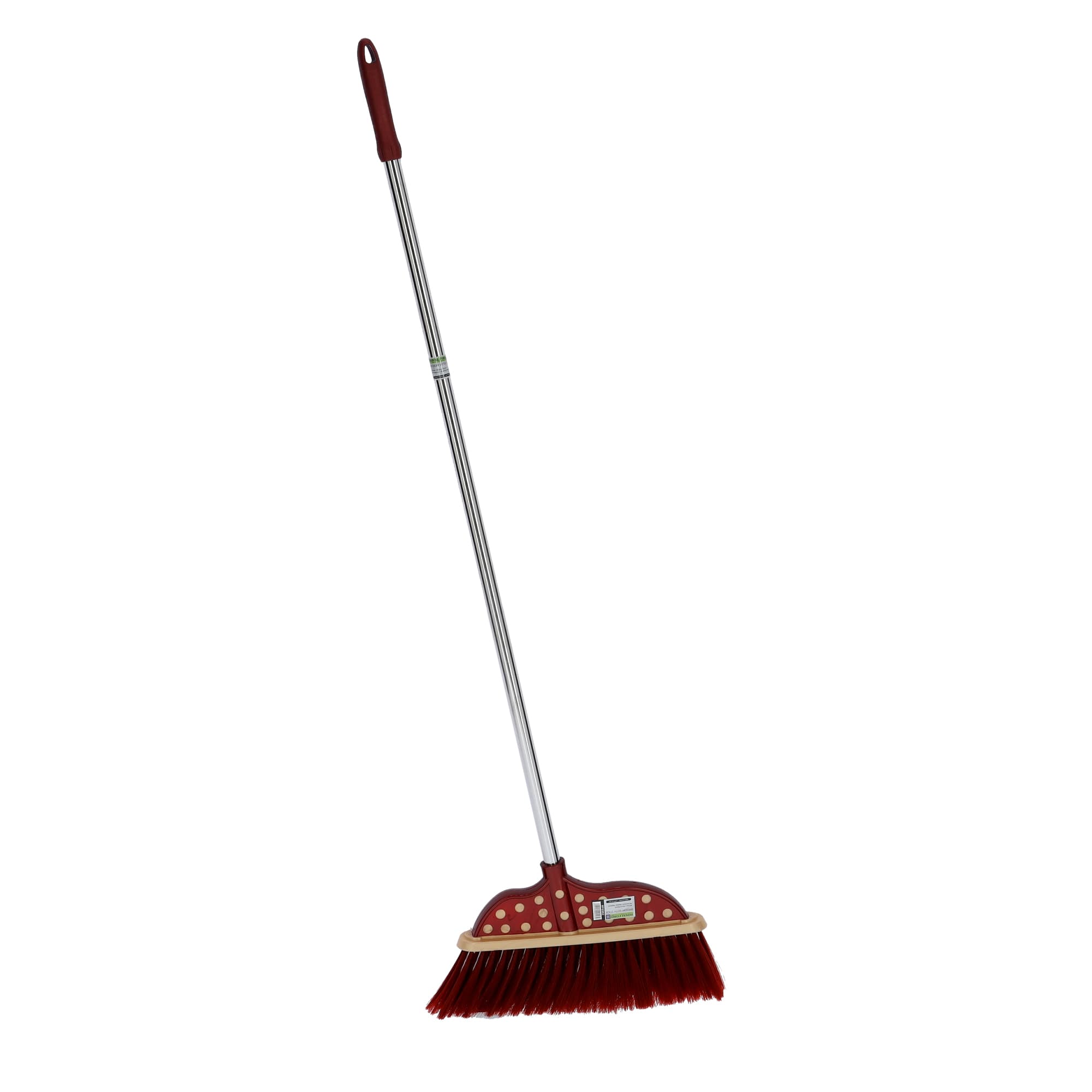 Royalford Long Floor Broom With Strong Handle - Long Handle Broom With Stiff Bristles