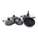 طقم آواني طهي 10 قطع Royalford 10 Pcs Non-Stick Cookware Set - SW1hZ2U6MzcxOTYx