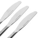 Royalford 3Pcs Stainless Steel 4Mm Dinner Knives - Steel Cutlery Set For Home And Kitchen Dishwasher - SW1hZ2U6MzcxMzQ4