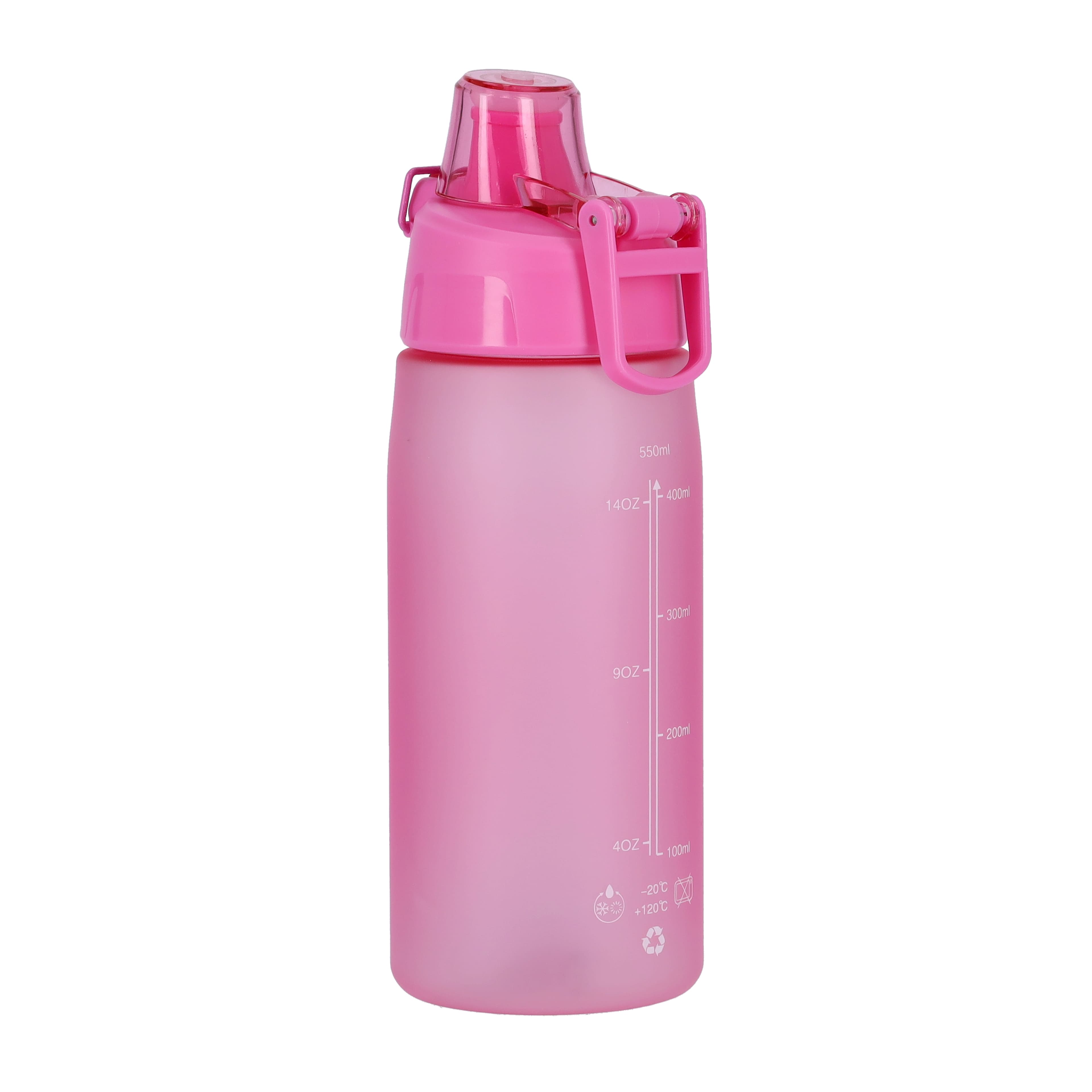 مطارة ماء بلاستيك - 550 مل - زهري Water Bottle - Royalford