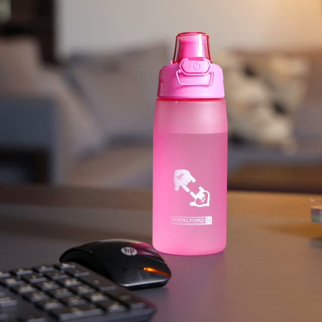 Royalford 550ML Water Bottle/Pink