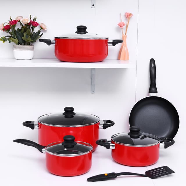 Royalford 10 Pcs Non Stick Cookware Set