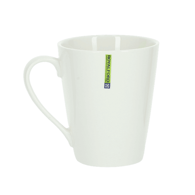 ماغ (كوب) بورسلين 230 مل أبيض Royalford - 230Ml Magnesia Porcelain Mug - Large Coffee & Tea Mug