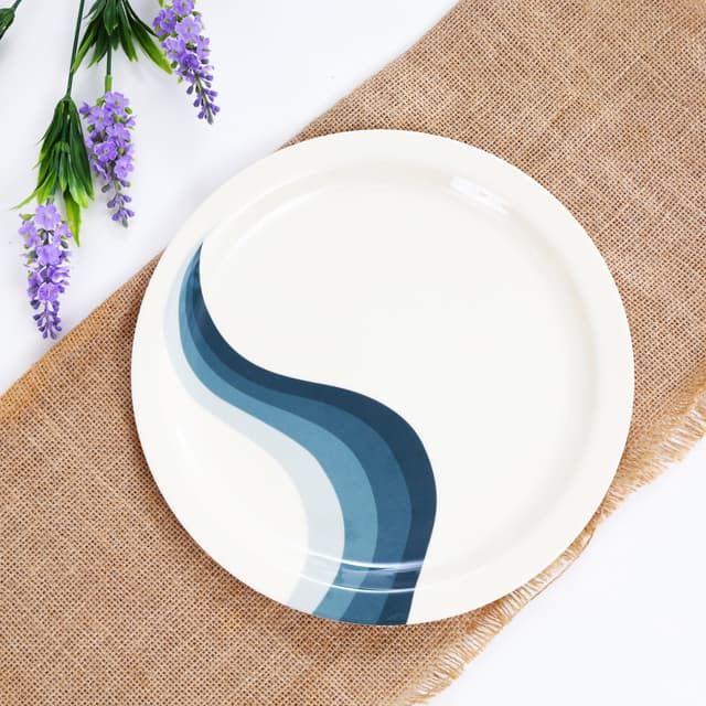 Royalford 11" Melamine Ware Super Rays Deep Plate - Soup Plates Pasta Plates