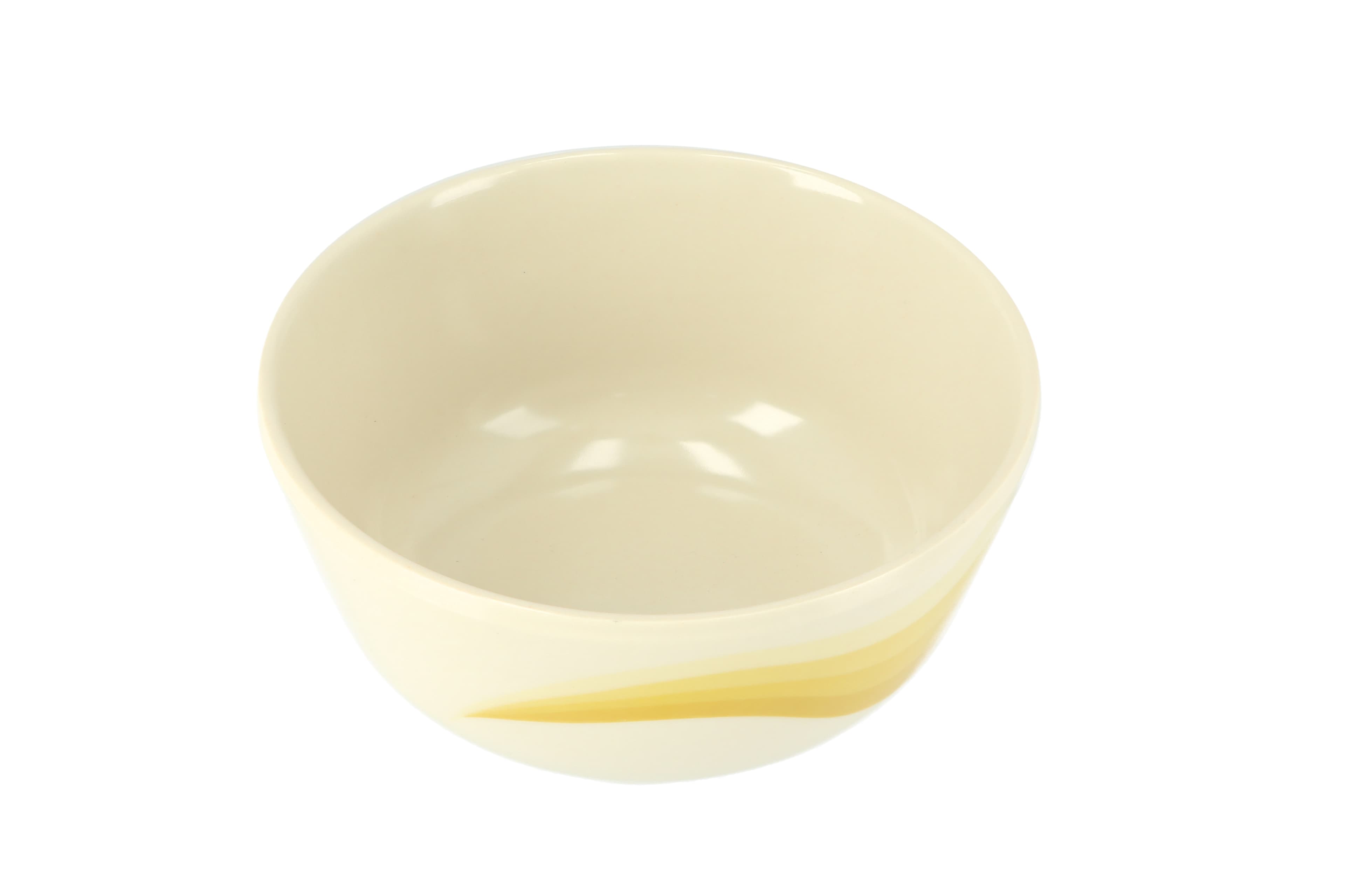 Royalford 4.5" Melamine Ware Super Rays Round Bowl - Portable, Lightweight Bowl Breakfast Cereal