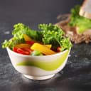 زبدية طعام ميلامين من رويال فورد 4.5بوصةRoyalford Melamine Ware 4.5 Inch Super Rays Round Bowl Mint Green