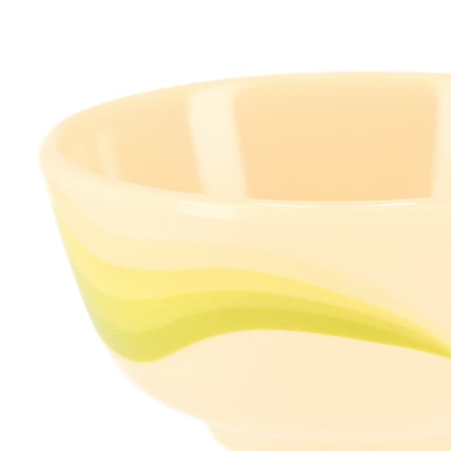 زبدية طعام ميلامين من رويال فورد 4.5بوصةRoyalford Melamine Ware 4.5 Inch Super Rays Round Bowl Mint Green