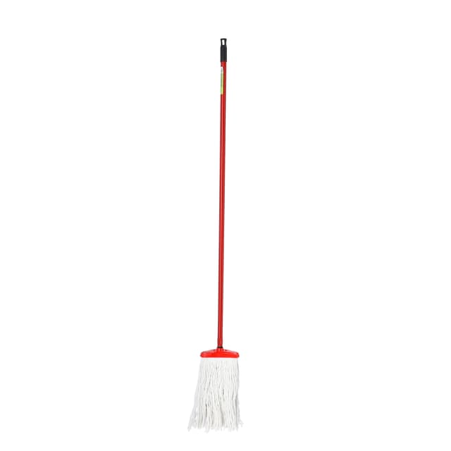 ممسحة أرضيات قطنية - 121 سم - Cotton Mop Head With Long Pole - Royalford