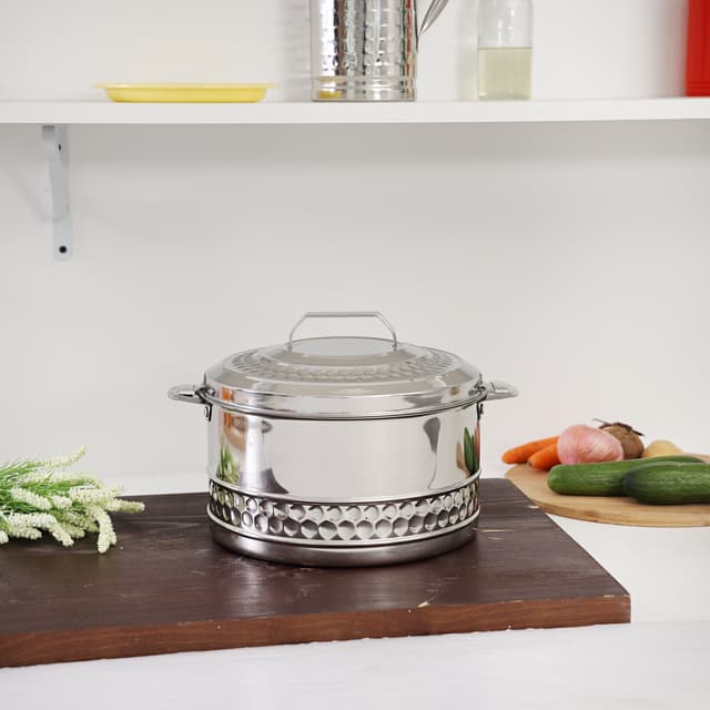 قدر طبخ حافظ للحرارة ستانلس ستيل 4 لتر | Royalford Stainless Steel Esteelo Hot Pot