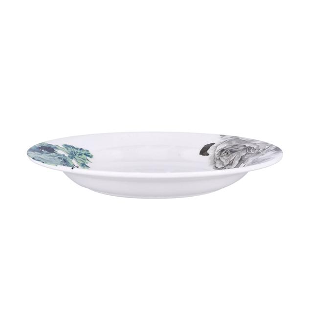 صحن شوربة ميلامين 10 انش زهري  رويال فورد Royalford Melamine Deep Soup Plate, 10 InchServing Soup Plate - SW1hZ2U6NDMwMzY5