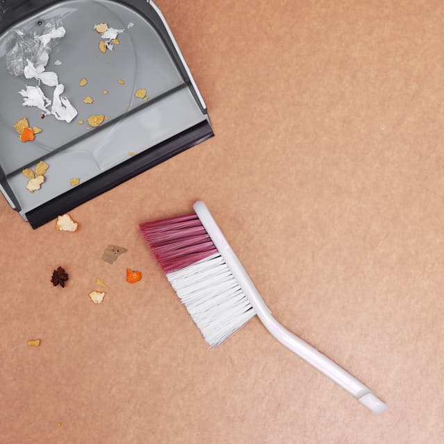 Royalford Cleaning Brush - Hand Broom With Durable Stiff Bristles, Frayed And Angled Tips - Strong