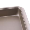 Royalford Steel 8 Inch Square Cake Pan - Black, 24X24X5Cm, Non-Stick Square Baking Tin, Brownie Tin - SW1hZ2U6NDIzNDQw