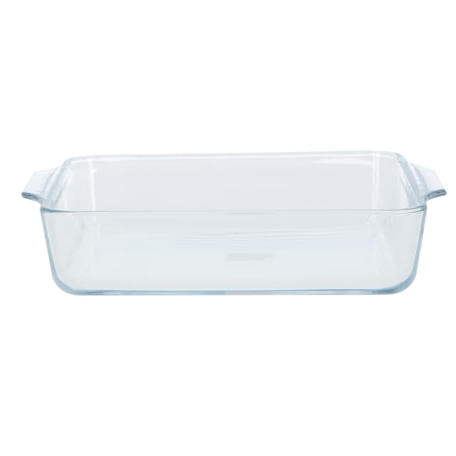 Royalford 1.5L Baking Tray - Square Roasting & Baking Tray - Oven Safe Glass Roaster Pan - Fridge