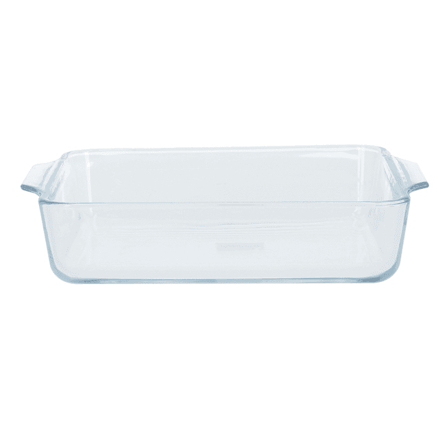 Royalford 1.5L Baking Tray - Square Roasting & Baking Tray - Oven Safe Glass Roaster Pan - Fridge