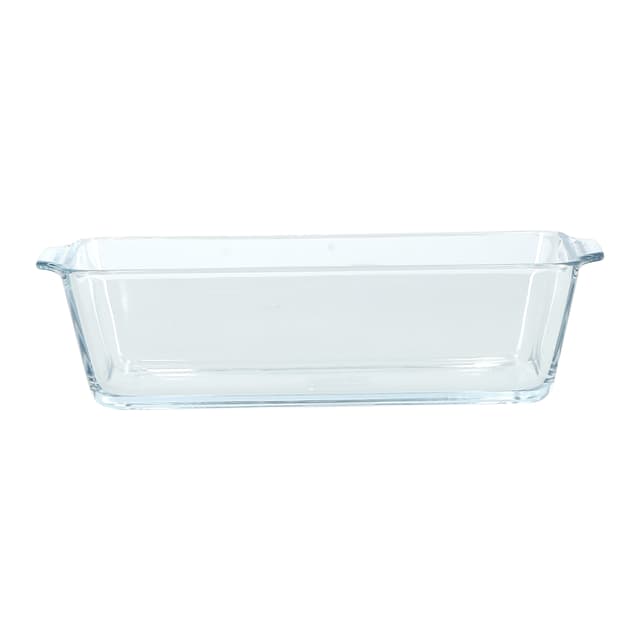 طبق فرن زجاجي (بيريكس) 800 مل Royalford - Glass Loaf Dish 800Ml - Rectangular Roasting & Baking Tray - Oven Safe Glass Loaf Pan - 168943