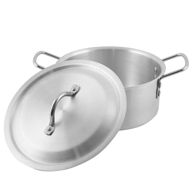 Royalford 5Pcs Aluminium Casserole With Lids - Cookware Set With Thick Base & Comfortable Handles - 172363