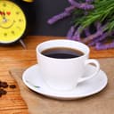 طقم فناجين بورسلين مع صحون عدد 2 أبيض Royalford - 2Pcs Porcelain Cup & Saucer Set