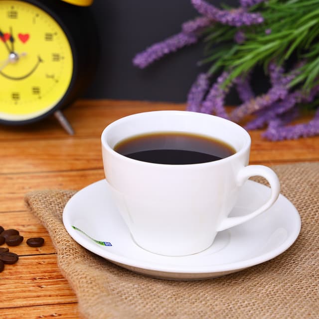 طقم فناجين بورسلين مع صحون عدد 2 أبيض Royalford - 2Pcs Porcelain Cup & Saucer Set