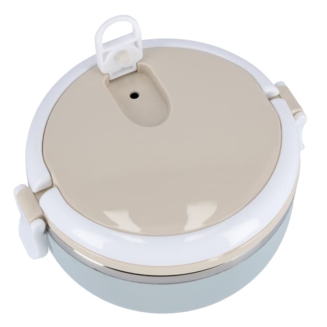 حافظة طعام بطبقة واحدة - 700 مل 700Ml Single Layer Round Lunch Box - Leak-Proof & Airtight Lid Food Storage Container - Royalford