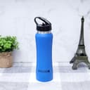 حافظة مياه رياضية ستانلس - 750 مل - أسود Stainless Steel Sports Water Bottle - Royalford - 176923