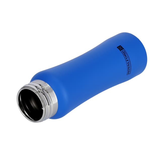 حافظة مياه رياضية ستانلس - 750 مل - أسود Stainless Steel Sports Water Bottle - Royalford - 176935