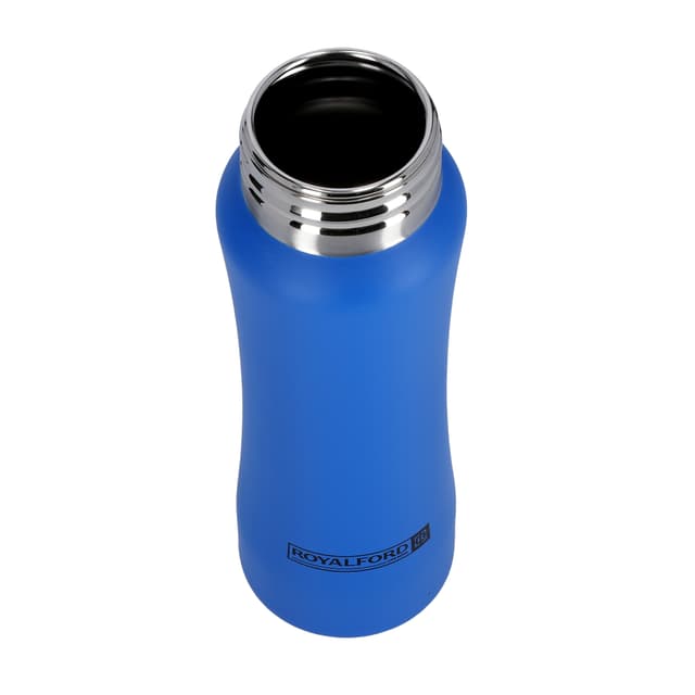 حافظة مياه رياضية ستانلس - 750 مل - أسود Stainless Steel Sports Water Bottle - Royalford - 176934