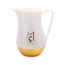 ابريق شاي ( 2 قطعة ) 1 لتر - ابيض Royalford -  Marble Tea & Cawa Set