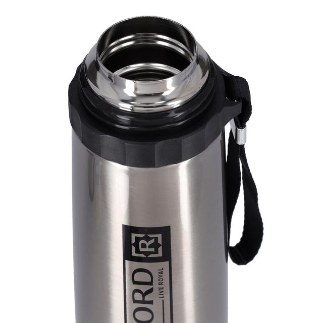 Royalford 800Ml Stainless Steel Vacuum Bottle - Portable Stainless Steel Flask & Water Bottle - Hot