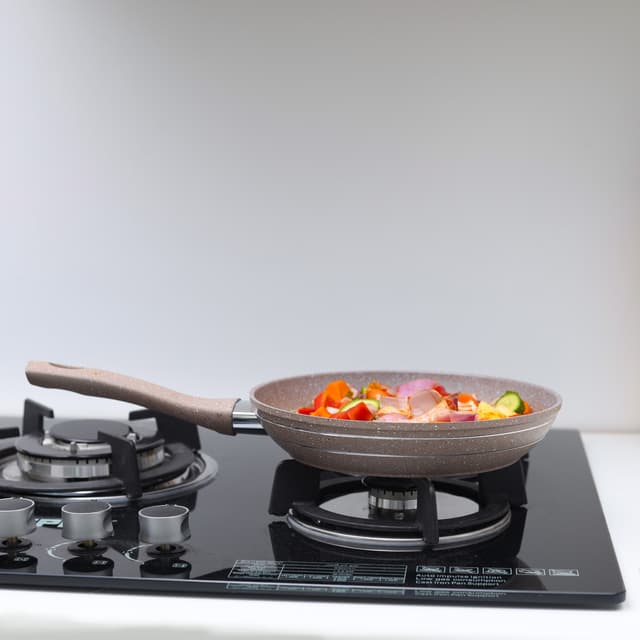 مقلاة (طاوة) جرانيت 24 سم - بيج Royalford 24CM GraniteCoated Smart Fry pan - 174873