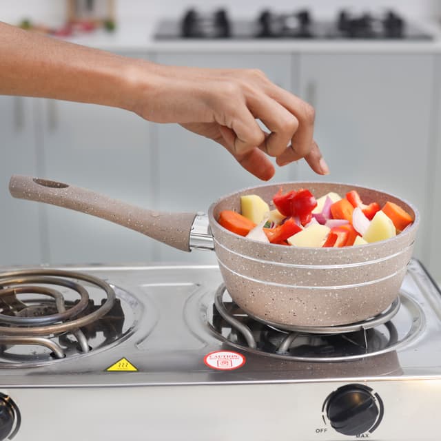 قدر طبخ ( 18 سم ) - بيج Royalford - GraniteCoatedSmartSaucepan - 167946