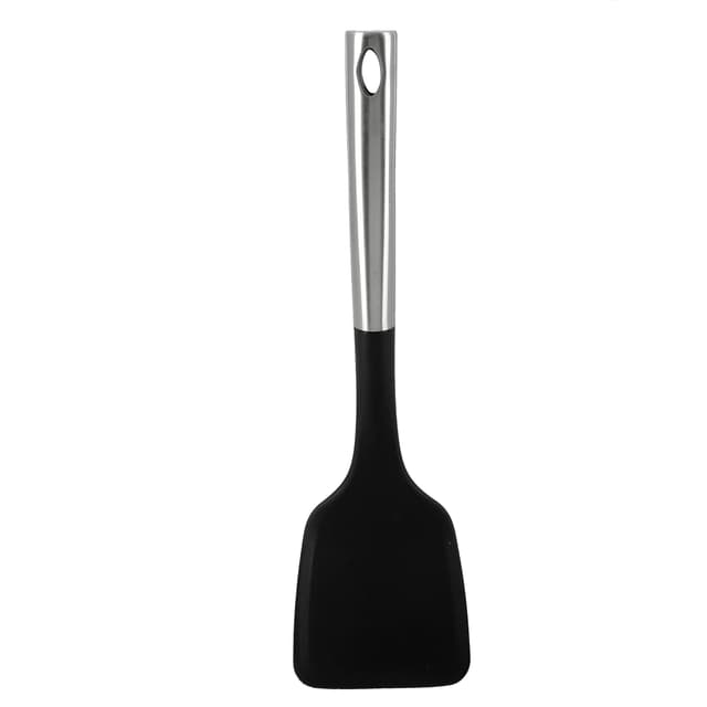 Royalford Nylon Turner With Steel Handle - Fish Slice/Serving Spatula - Kitchen Cooking Cutlery