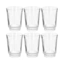 Royalford 6Pcs 8Oz Glass Tumbler - Portable Water Drinking Glass