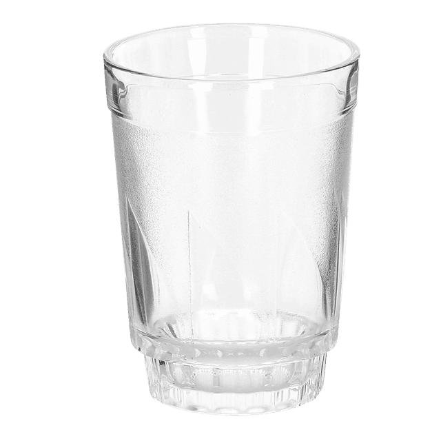 Royalford 6Pcs 8Oz Glass Tumbler - Portable Water Drinking Glass
