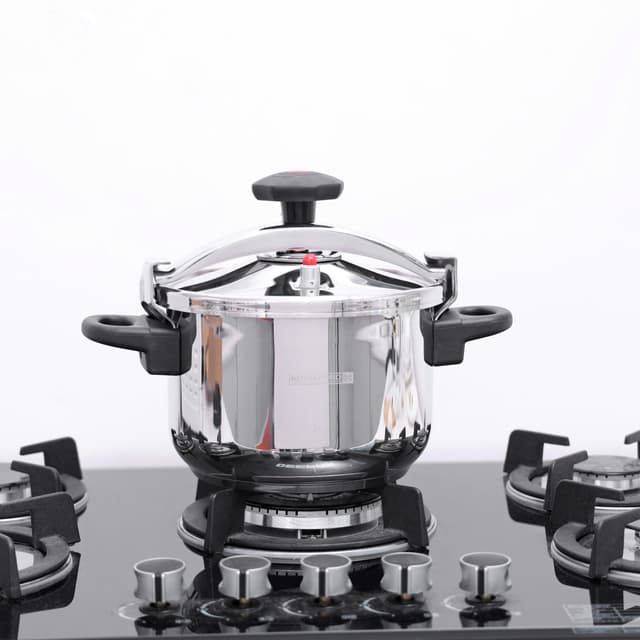 طنجرة ضغط 5 لتر ستانلس ستيل من رويال فورد Royalford Stainless Steel Pressure Cooker - 186618