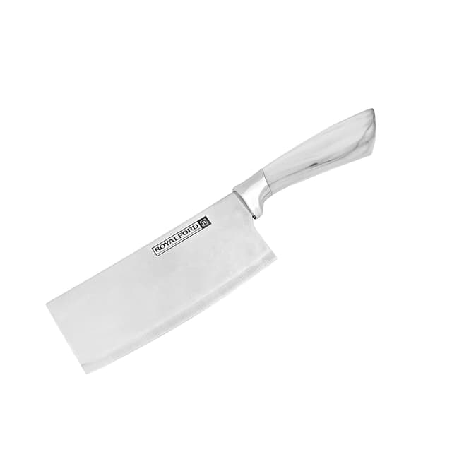 طقم سكاكين ستانلس ستيل 8 قطع | Royalford Kitchen Knife Set With Rotating Knife Block