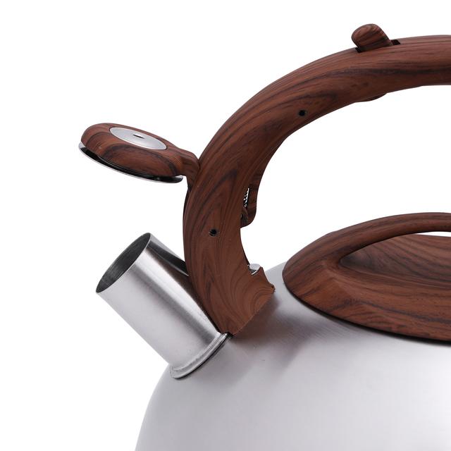 أبريق شاي من الستانلس ستيل بسعة 3 لتر | Royalford Stainless Steel Whistling Kettle - SW1hZ2U6MzY4MTM4