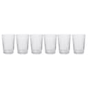 طقم كاسات عصير زجاجي 6 قطع 230 مل Royalford - 6Pcs 230Ml Glass Tumbler - Portable Water Cup Drinking Glass