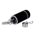 Royalford 500Ml Glass Water Bottle With Neoprene Bag - Portable Steel Cap Lead-Free, Travel Flask