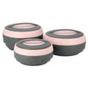 طقم اواني  ( أواني تقديم ) 3 قطع - ازرق / رماي Royalford -  Cosmos Insulated Casserole